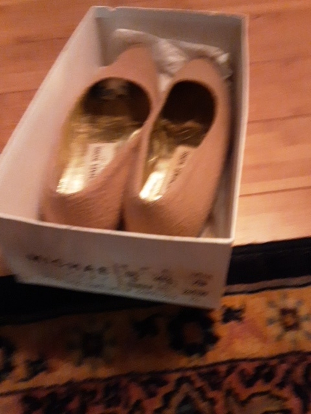 Michael Kors Beige Wedge Slip-On Flats